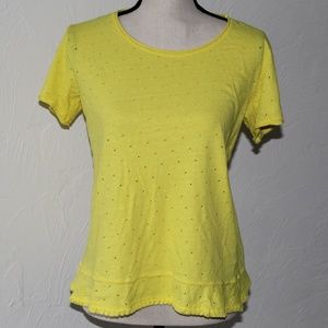 Michael Stars Yellow Tee